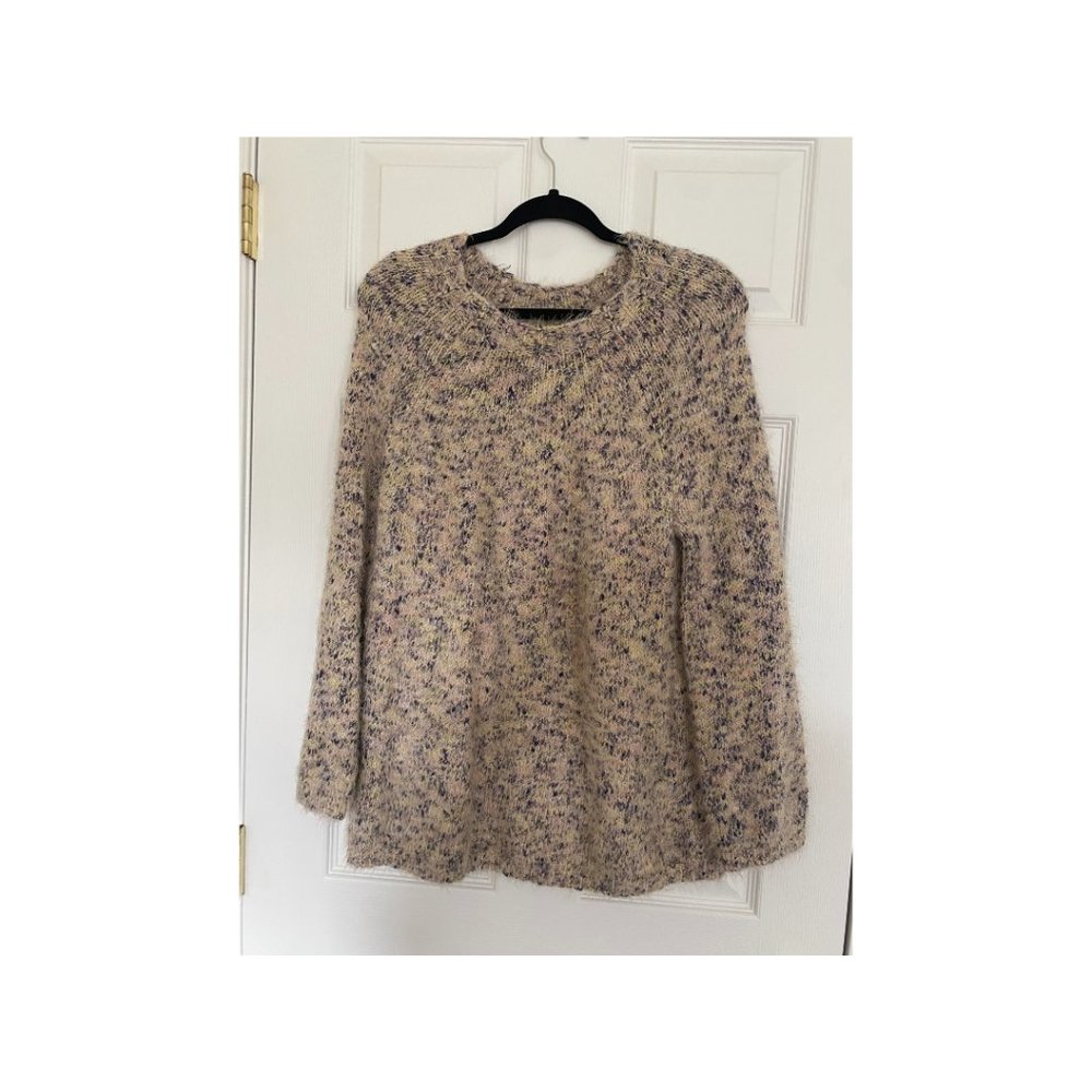 NWOT Lou & Grey Multicolored Fuzzy Sweater - Size S